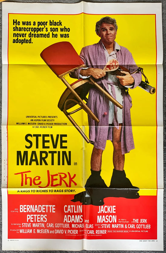 The Jerk (1979) One Sheet Movie Poster - Steve Martin