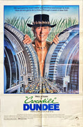#237 Crocodile Dundee (1986) Paul Hogan Original One Sheet Poster Great Condition - PosterCollectors.xyz