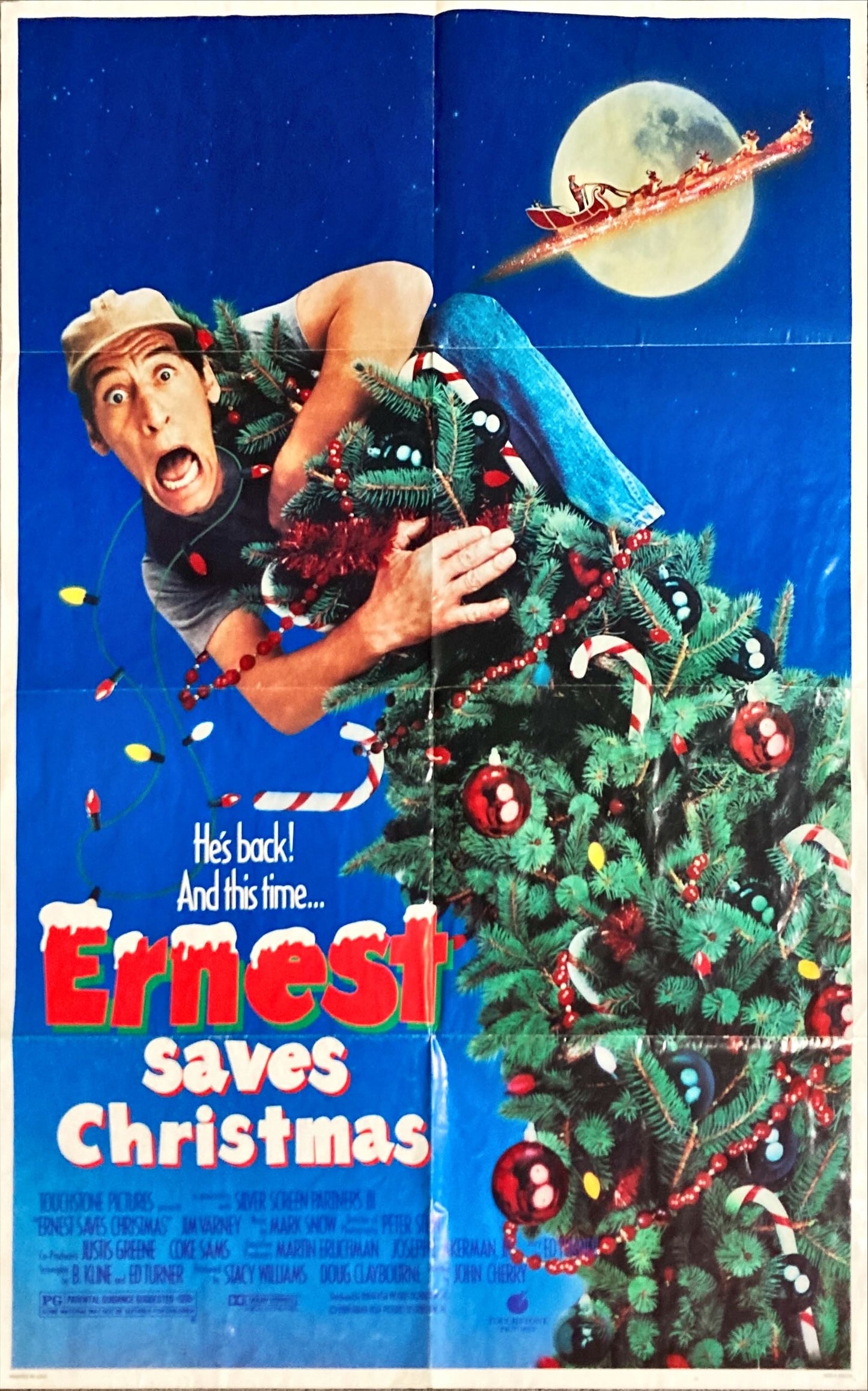 Ernest Saves Christmas, 1sh 1988  Jim Varney