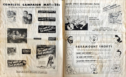 War of the Worlds (1953) Theatrical Pressbook