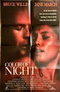 The Color of Night DS int'l 1sh '94 Bruce Willis