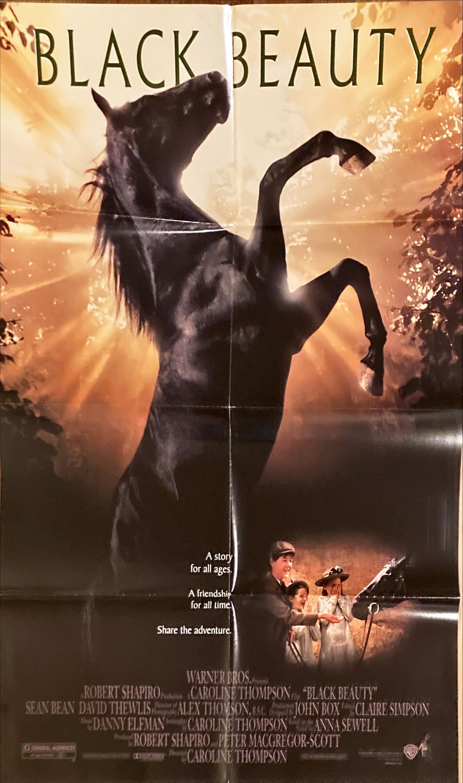 Black Beauty,  DS 1sh '94 Sean Bean