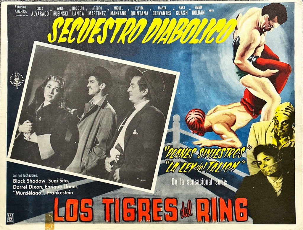 Mexican Wrestling Original Movie Lobby Cards Bundle
