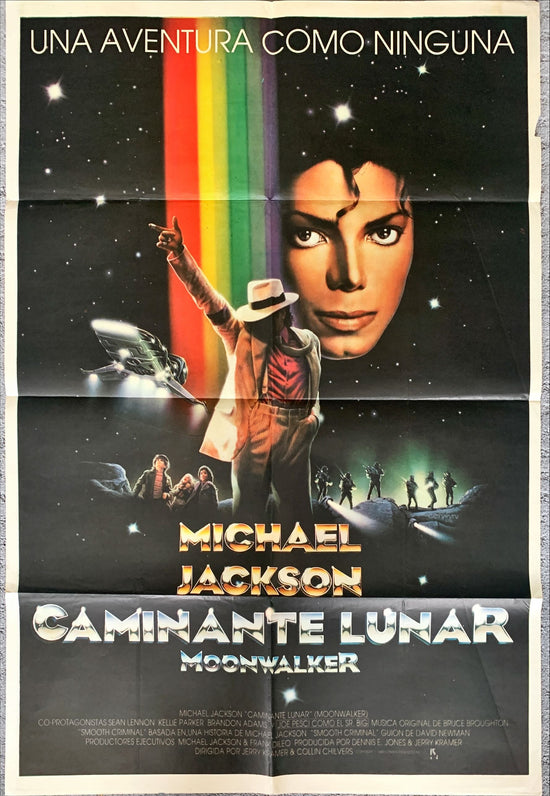 Moonwalker (1988) One Sheet Movie Poster - Michael Jackson, ARG