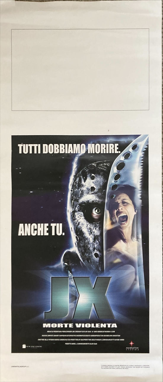 Jason X (2002) Original Locandina Movie Poster - ITA