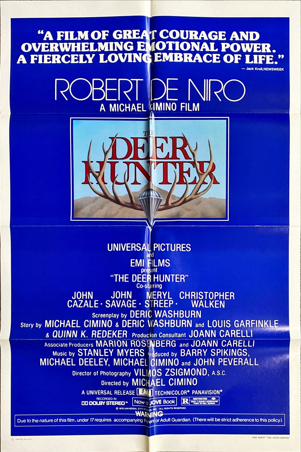 Deer Hunter (1978) One Sheet Movie Poster - Poster plus promo brochure