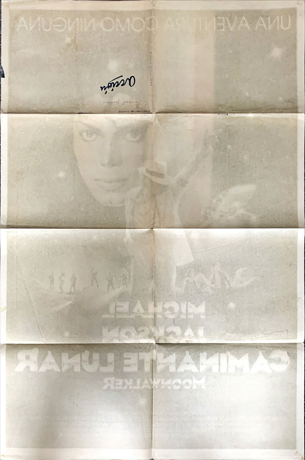 Moonwalker (1988) One Sheet Movie Poster - Michael Jackson, ARG