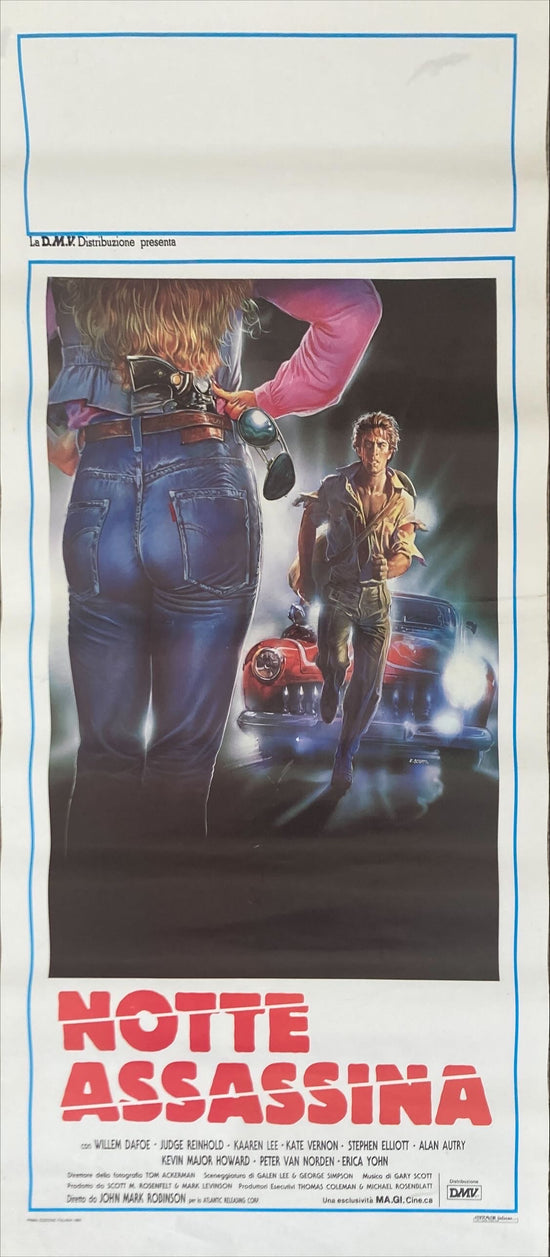 Roadhouse 66 (1986) Original Italian Locandina Movie Poster