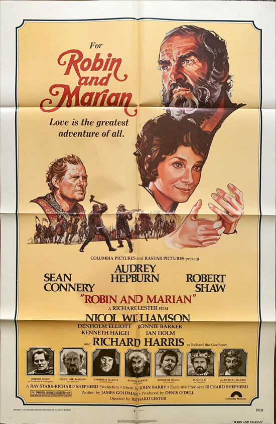 Robin & Marian (1976) One Sheet Movie Poster