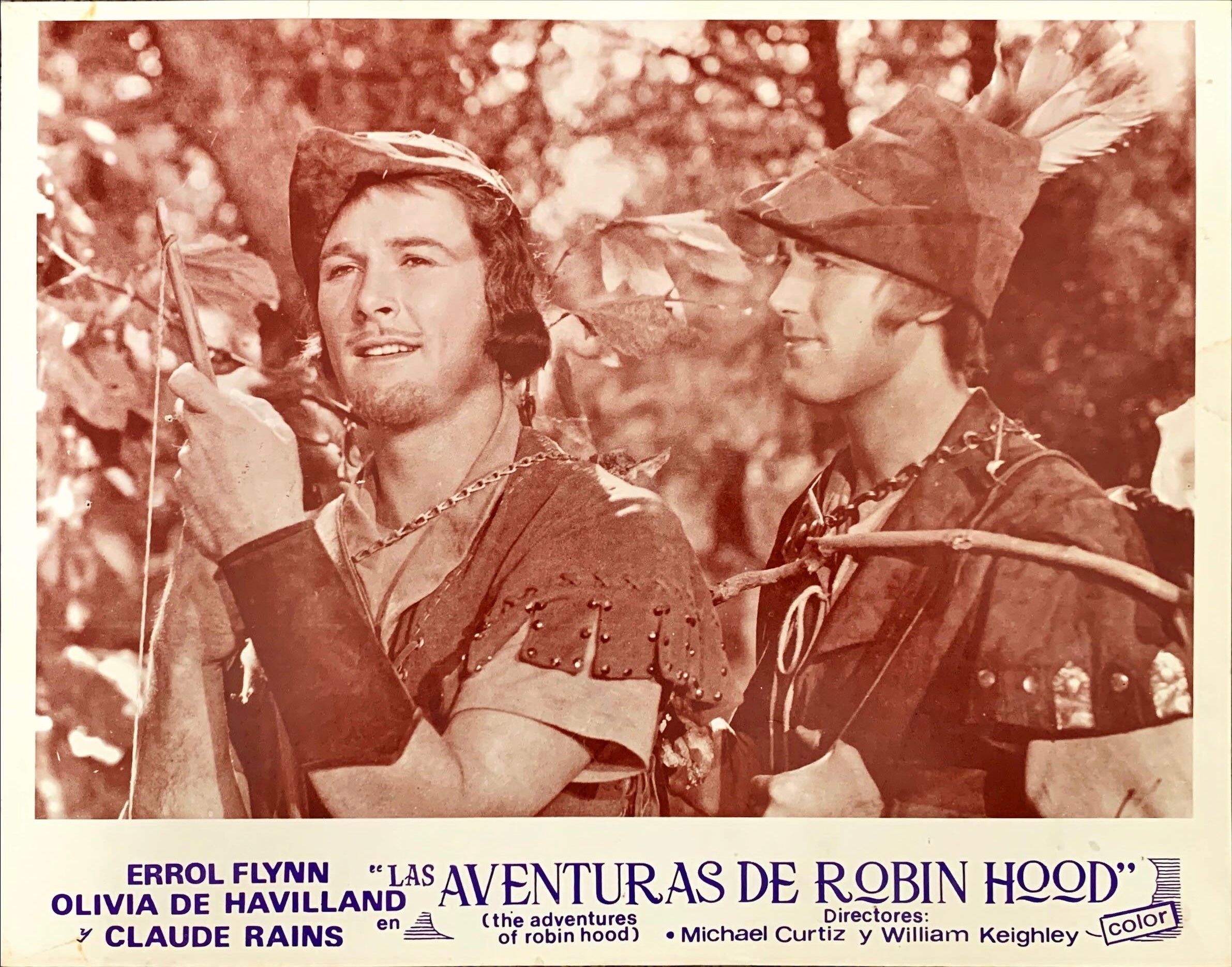 The adventures of Robin Hood, Errol Flynn Mexican lobby card