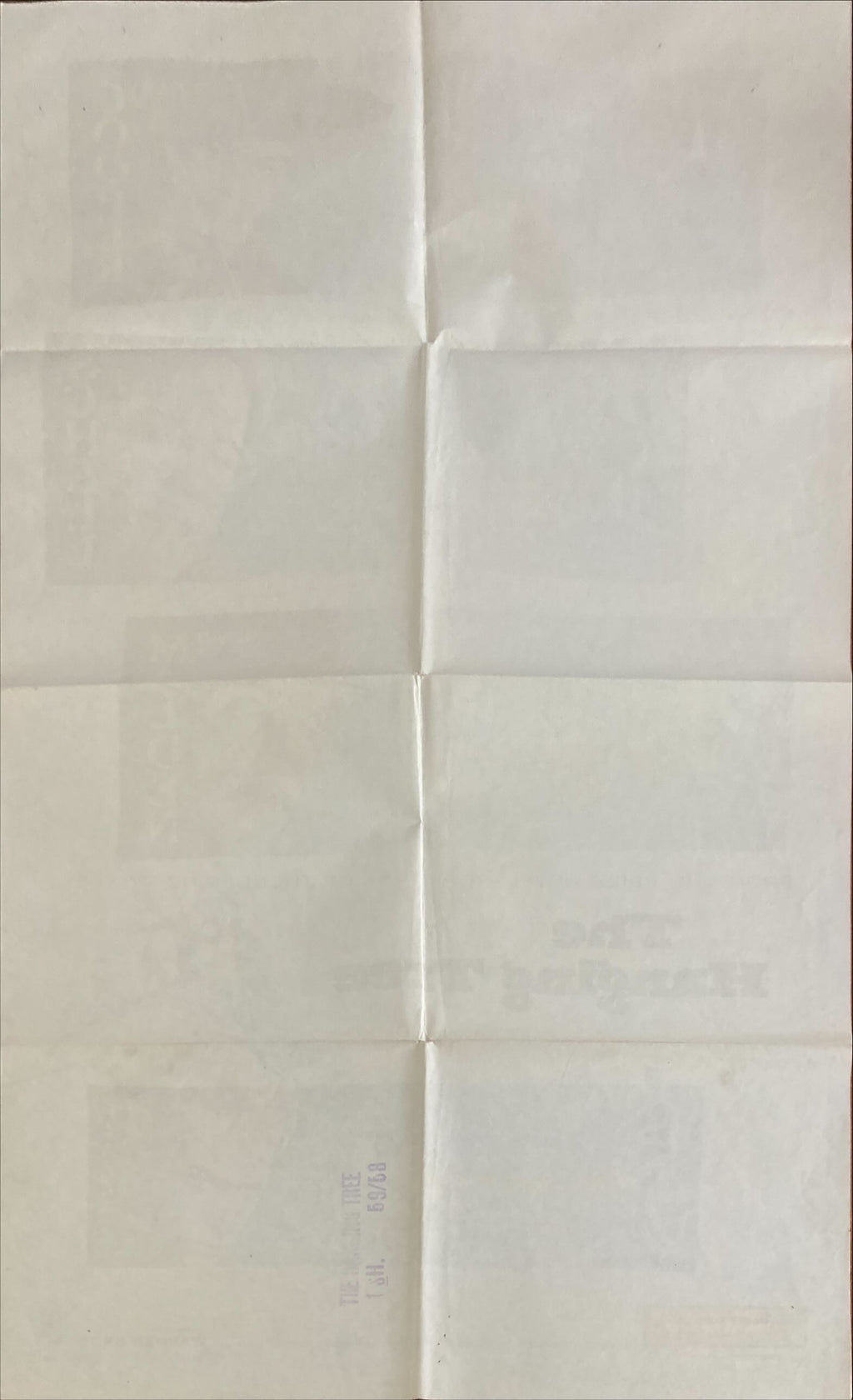 The Hanging Tree (1959) Original Movie Poster, Gary Cooper, Maria Schell