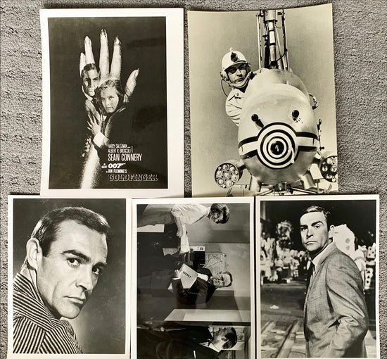 Goldfinger 5 James Bond Sean Connery 8 x 10 Stills