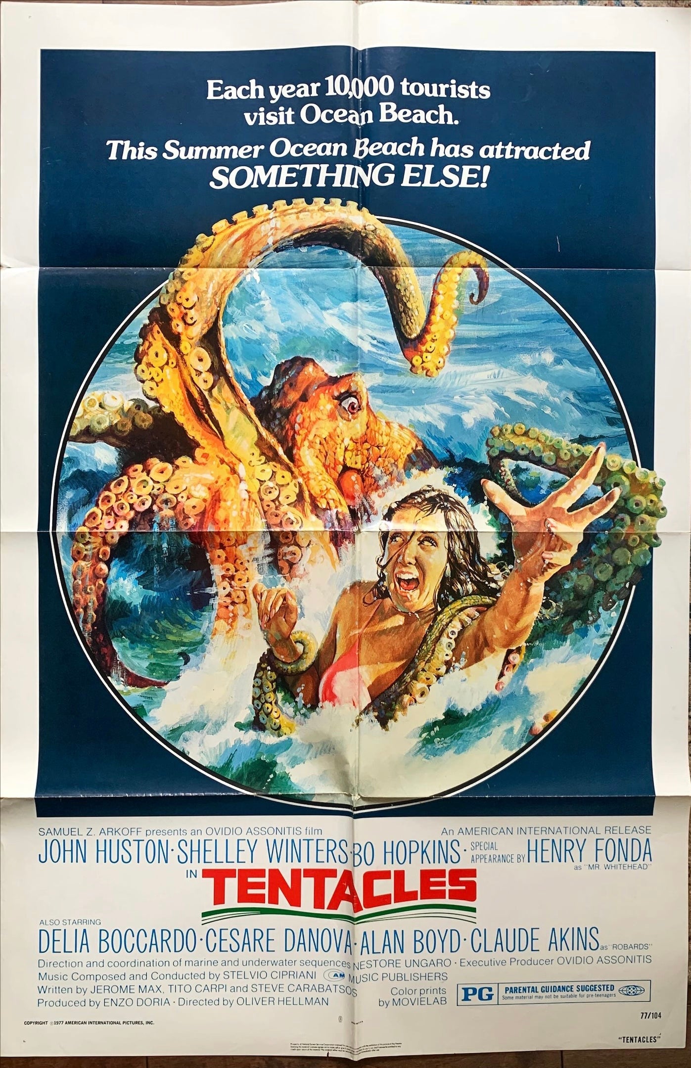 Tentacles (1977) One Sheet Movie Poster