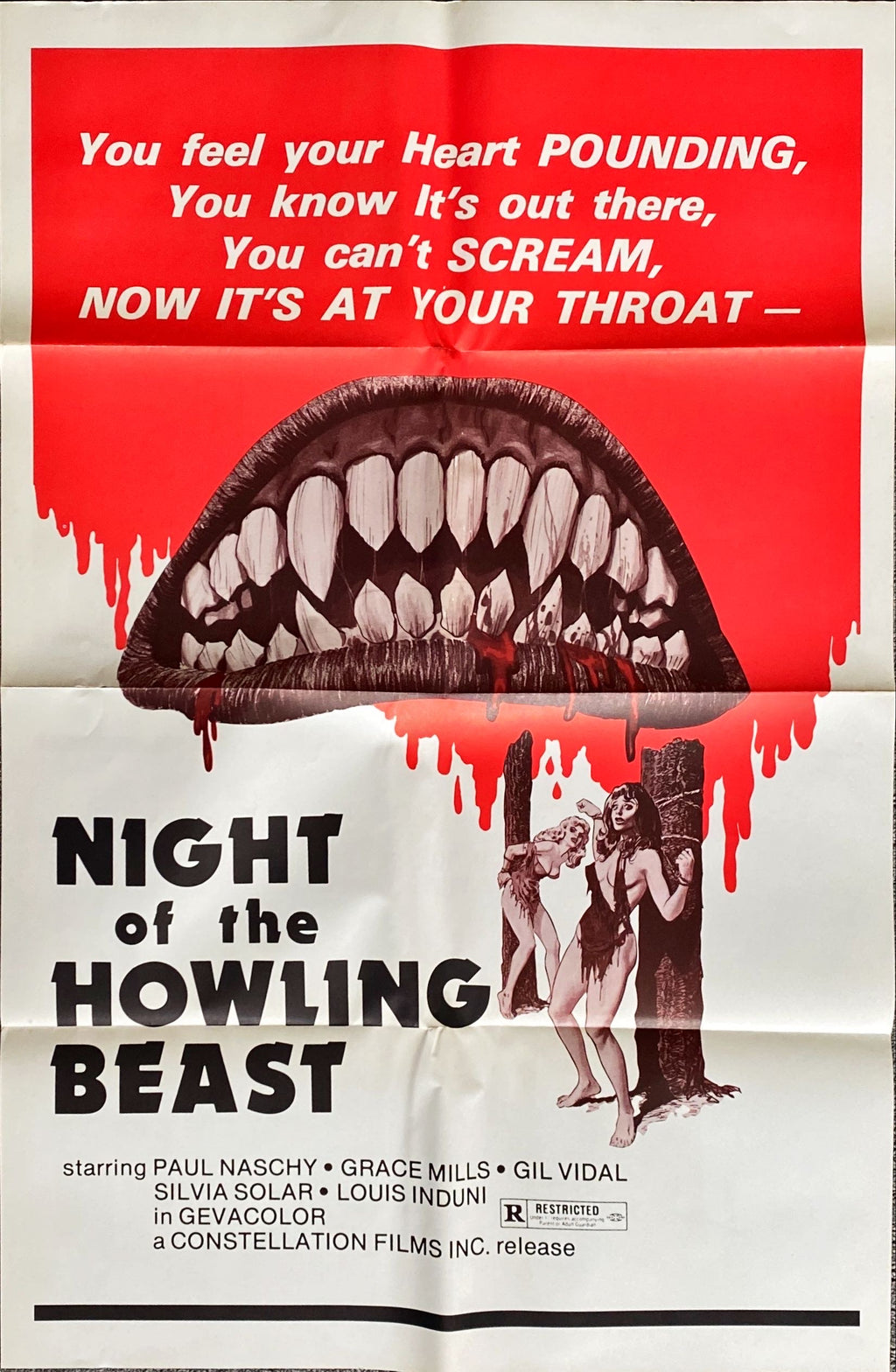 Night of the Howling Beast, Original Movie Poster 1sh '77