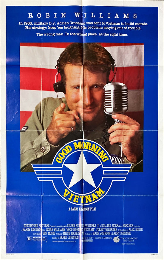 Good Morning Vietnam (1987), Robin Williams Original Movie Poster