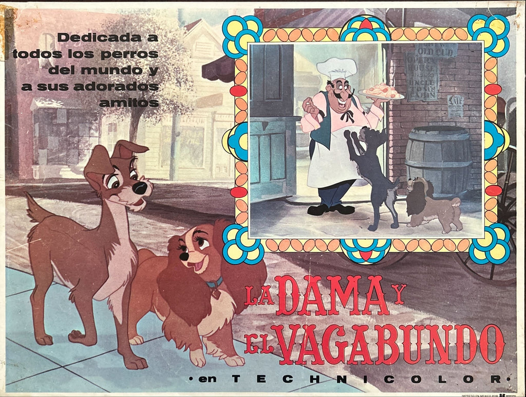 Lady & The Tramp (1955) 6x Lobby Cards - MX