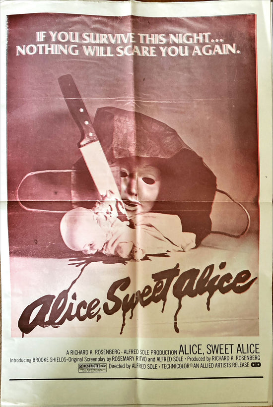 Alice, Sweet Alice, Mini Movie Poster 1977 -Brooke Shields