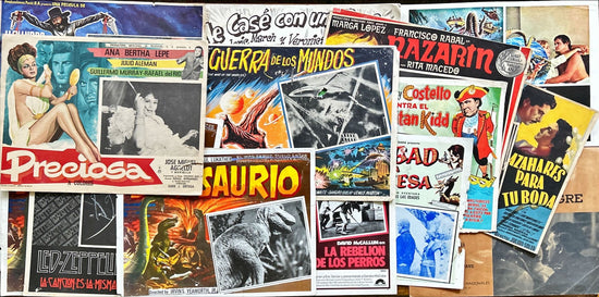 Bundle of 19 different Vintage Mexican Lobby Cards