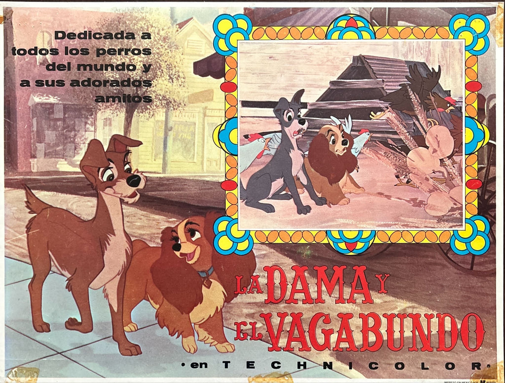 Lady & The Tramp (1955) 6x Lobby Cards - MX
