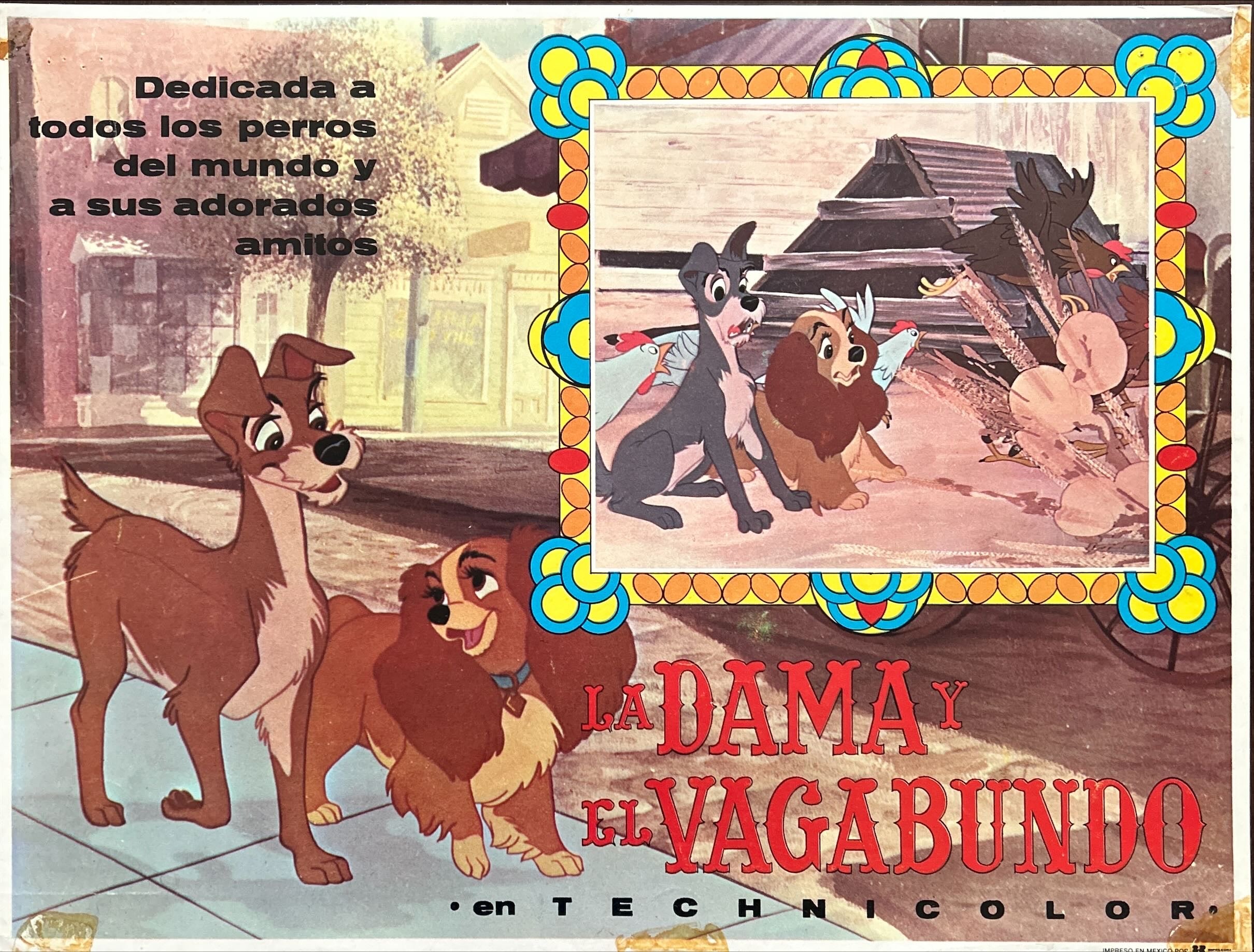 Lady & The Tramp (1955) 6x Lobby Cards - MX