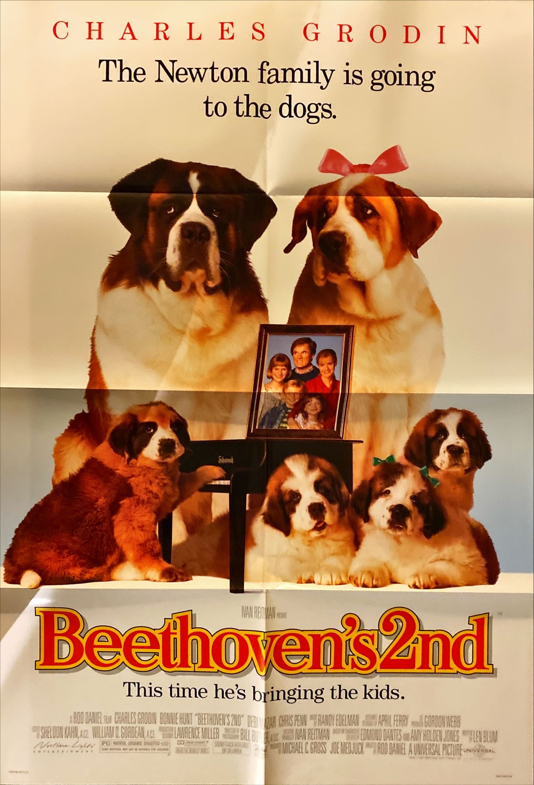 Beethoven's Second, advance 1sh '93 Charles Grodin