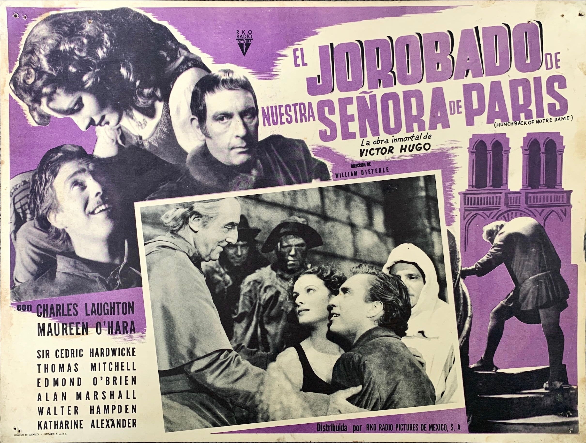 Hunchback of Notre Dame - 2x Lobby Cards - MX