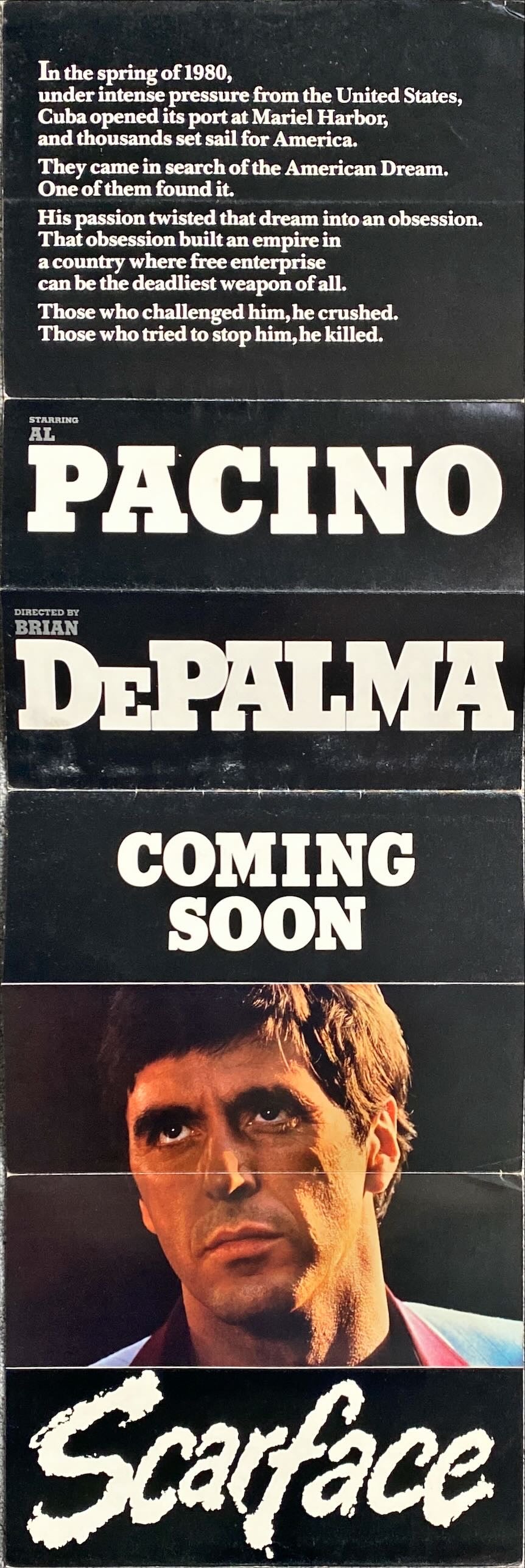 Scarface (1983)  - Promo Brochure