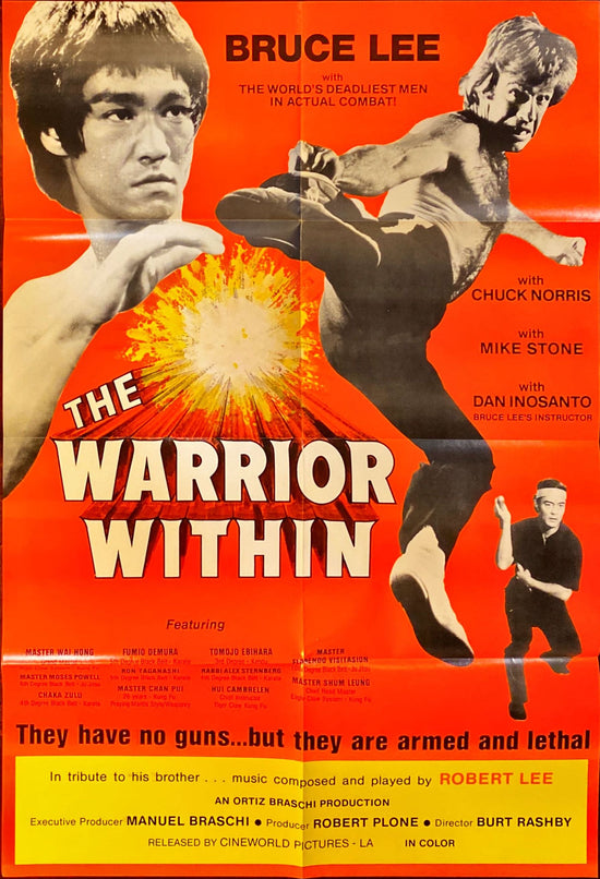 Warrior Within (1976) One Sheet Movie Poster - 27x37, Norris, Lee