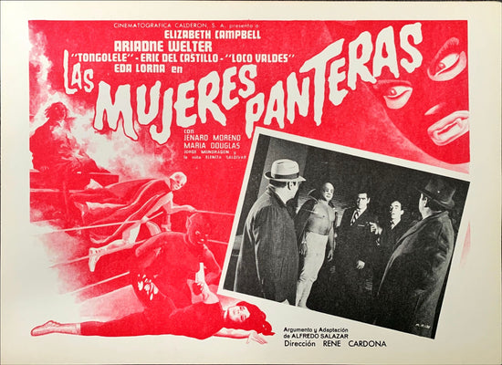 Las Mujeres Panteras - 2x Lobby Cards - MX