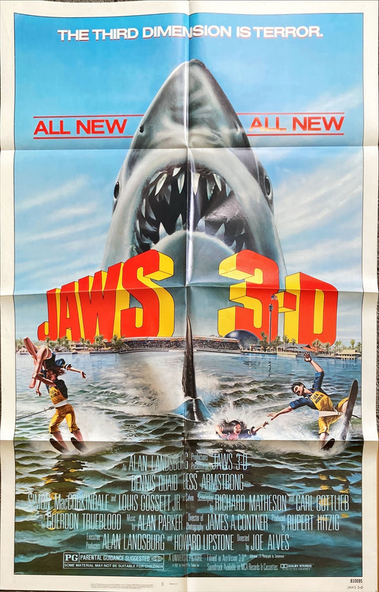 Jaws 3D (1983) One Sheet Movie Poster