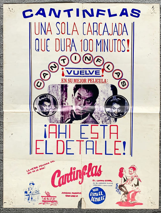 Ahí está el detalle, Cantinflas,Mexican movie poster