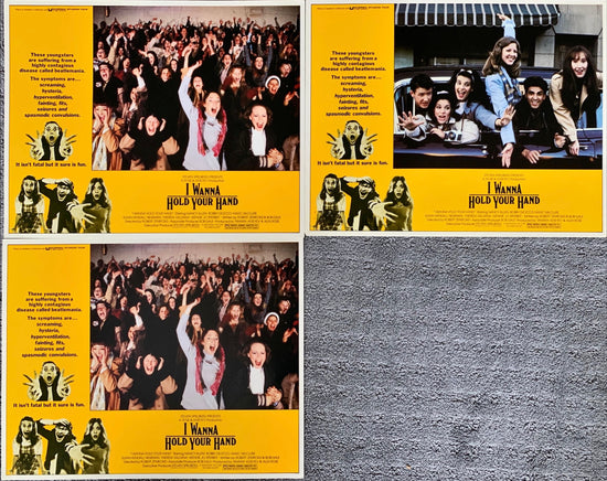 I wanna Hold your Hand (1978) 7x Lobby Cards