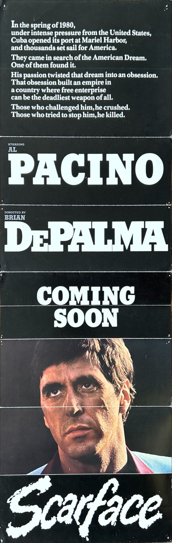 Scarface (1983)  - Promo Brochure, Pacino