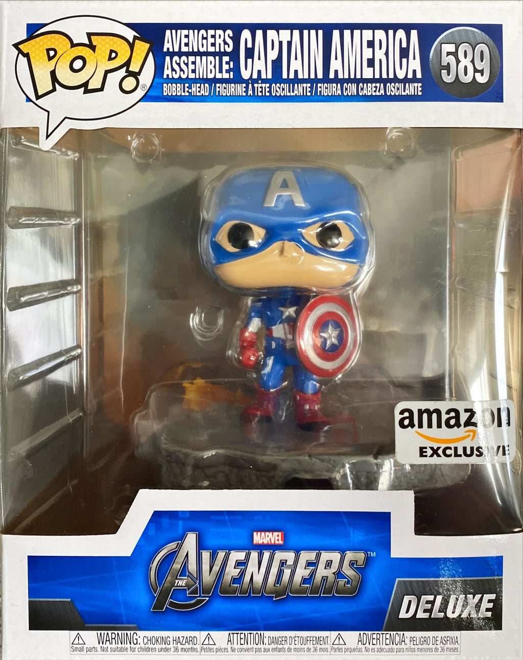 FUNKO POP! AVENGERS ASSEMBLE: CAPTAIN AMERICA #589 MARVEL AVENGERS FIGURE