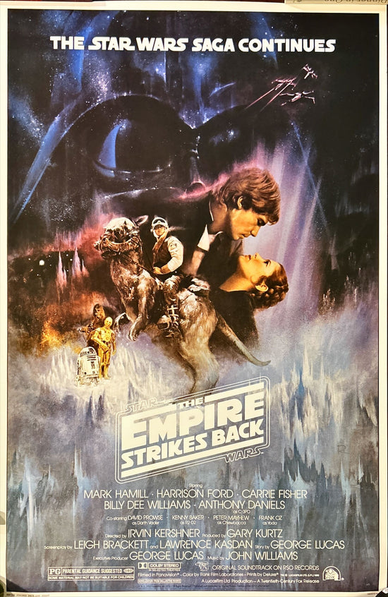 Empire Strikes Back (1995) 26x40 Zig Zag commercial poster, Gone With The Wind style art by Kastel!