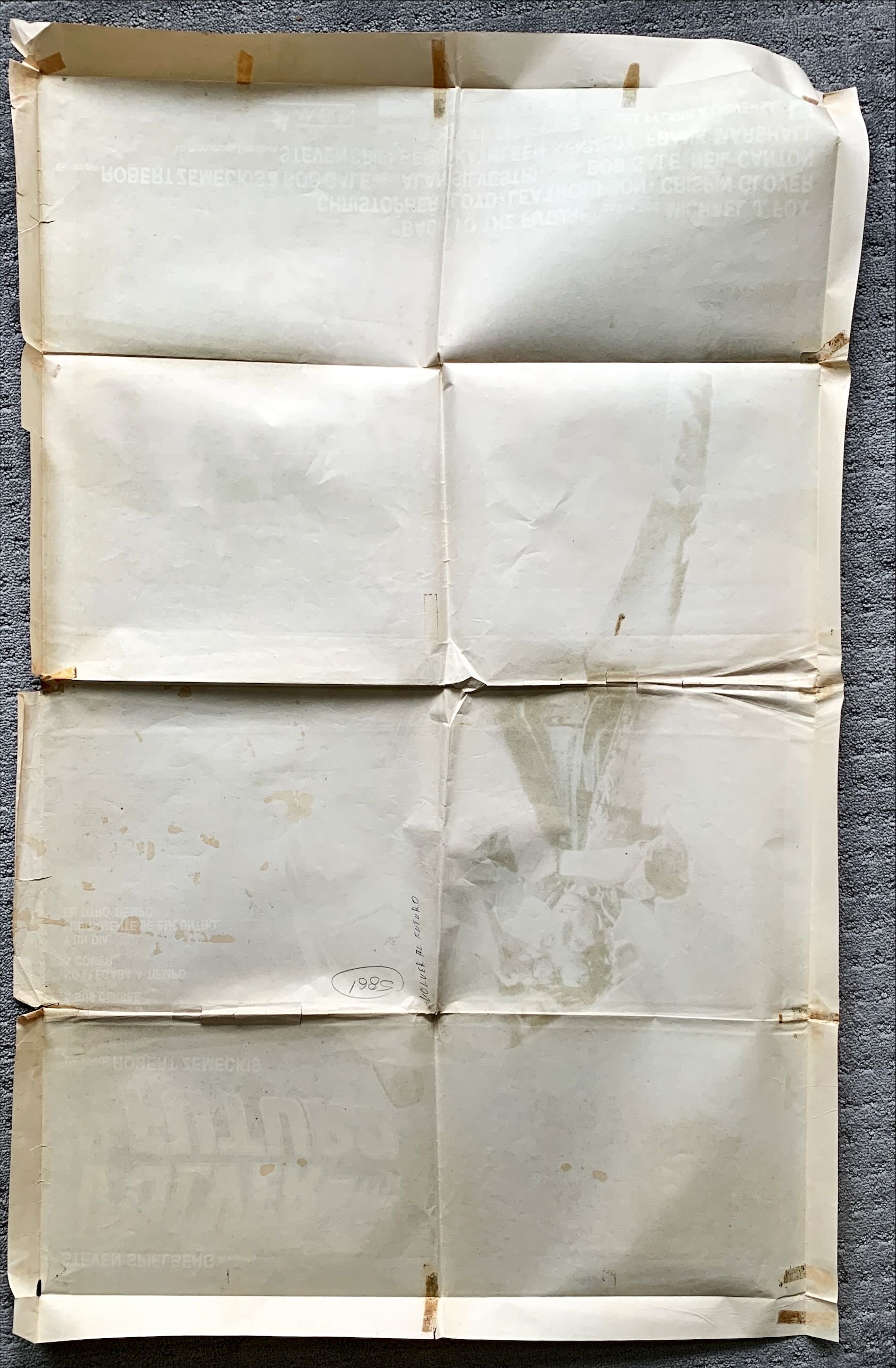 (483) Back to the Future Argentine Movie poster