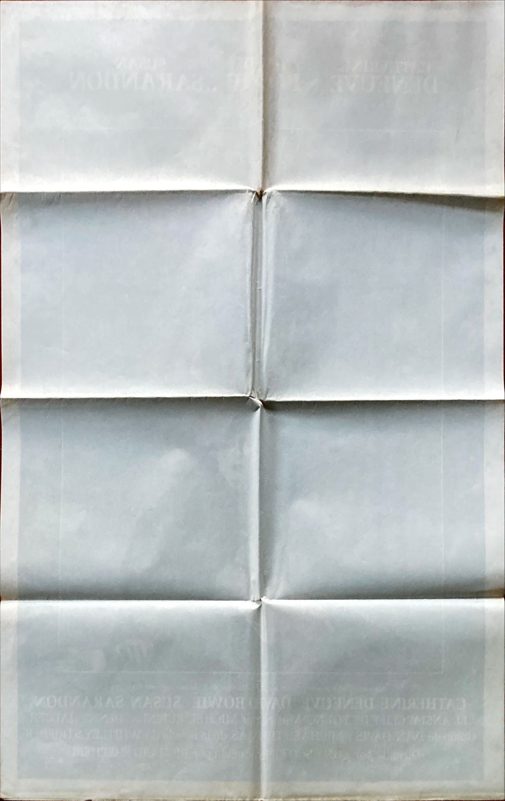 The Hunger,  1sh 1983 spanish poster -David Bowie