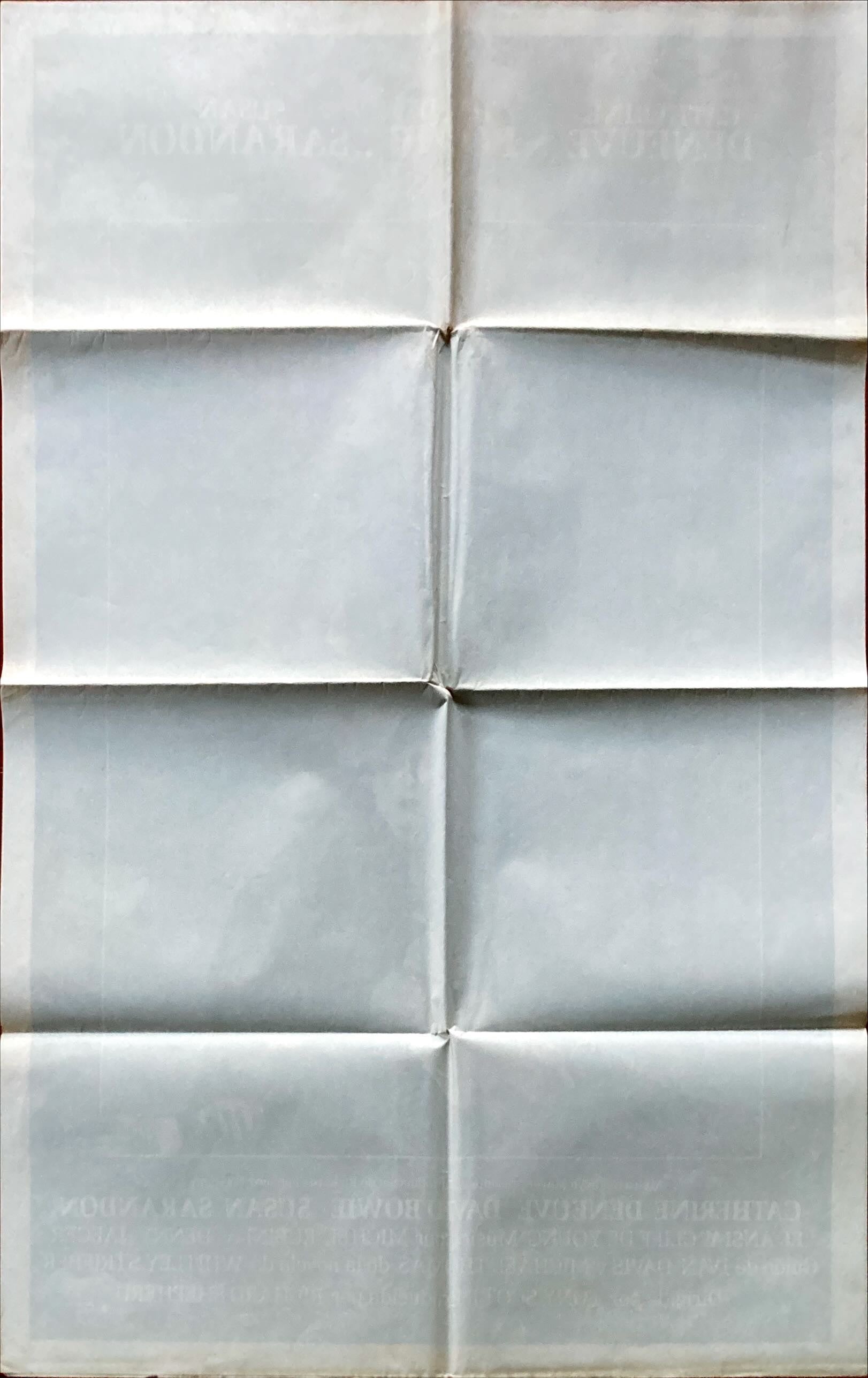 The Hunger,  1sh 1983 spanish poster -David Bowie