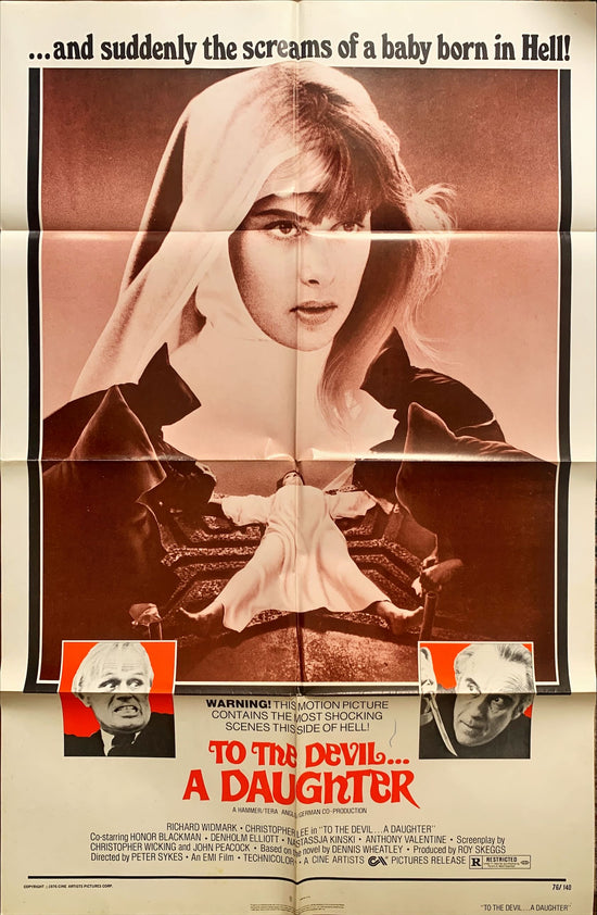 To the Devil a Daughter (1976) One Sheet Movie Poster - White Style, Nastassja Kinski