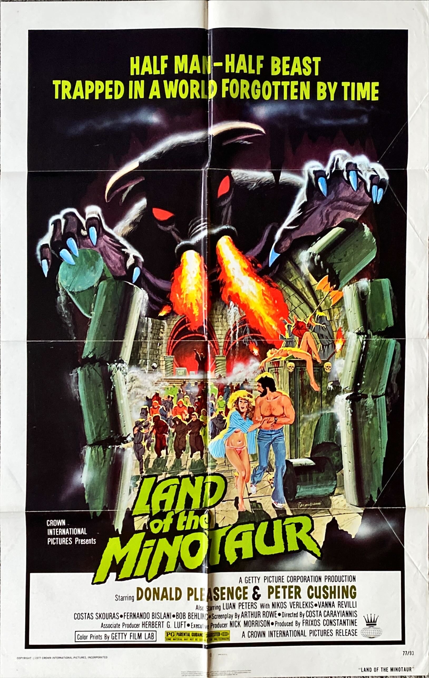 1350 DEVIL'S MEN 1sh 1977 Land of the Minotaur