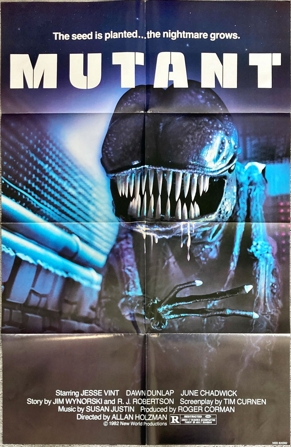 Forbidden World (also released as "Mutant"), 1sh '82 Roger Corman