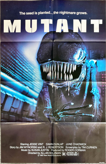 Forbidden World (also released as "Mutant"), 1sh '82 Roger Corman