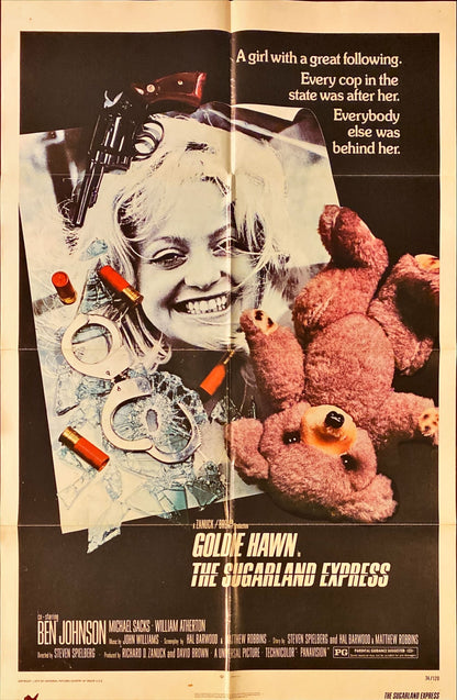 1302  SUGARLAND EXPRESS 1sh 1974 Steven Spielberg