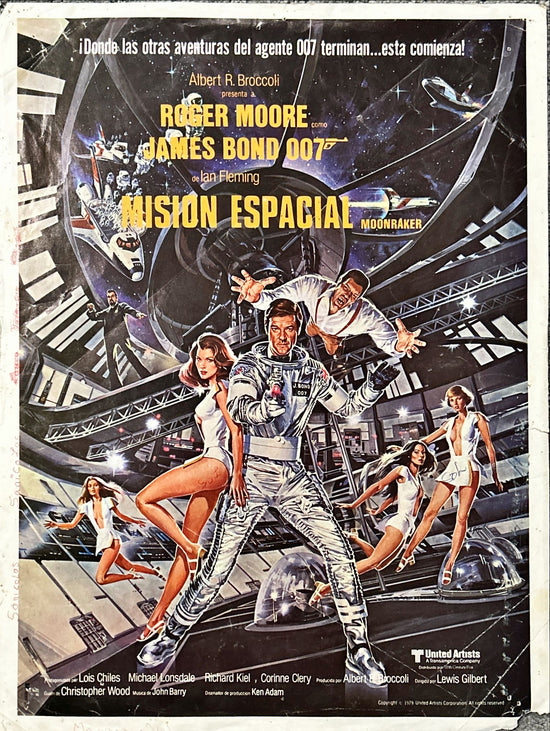 Moonraker Mexican Mini Poster, James Bond, Roger Moore