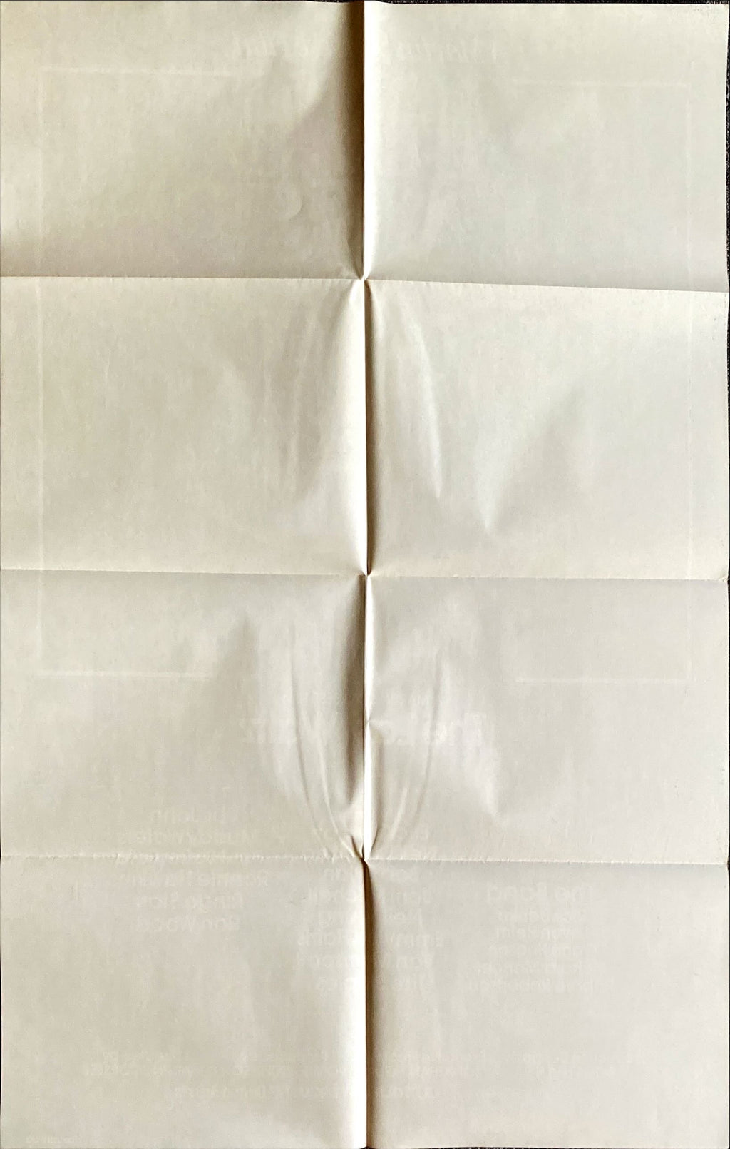 Last Waltz (1978) One Sheet Movie Poster