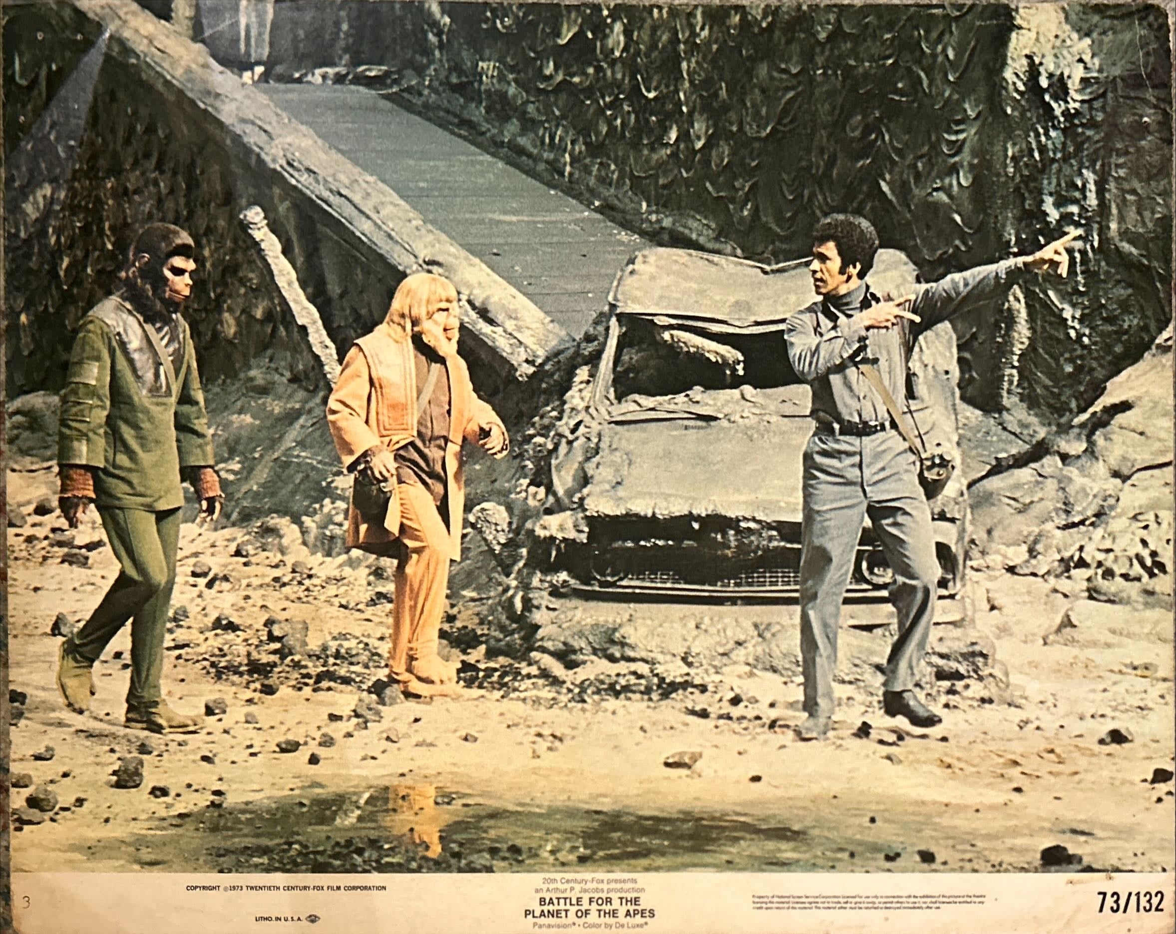 Battle for the Planet of the Apes (1973) 6x Lobby Cards - 11x14 stills