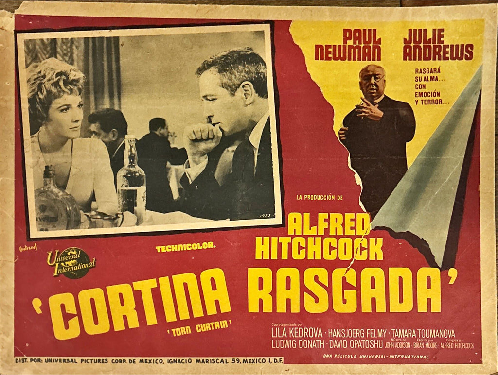 Torn Curtain (1967) 2x Original Lobby Cards - MX