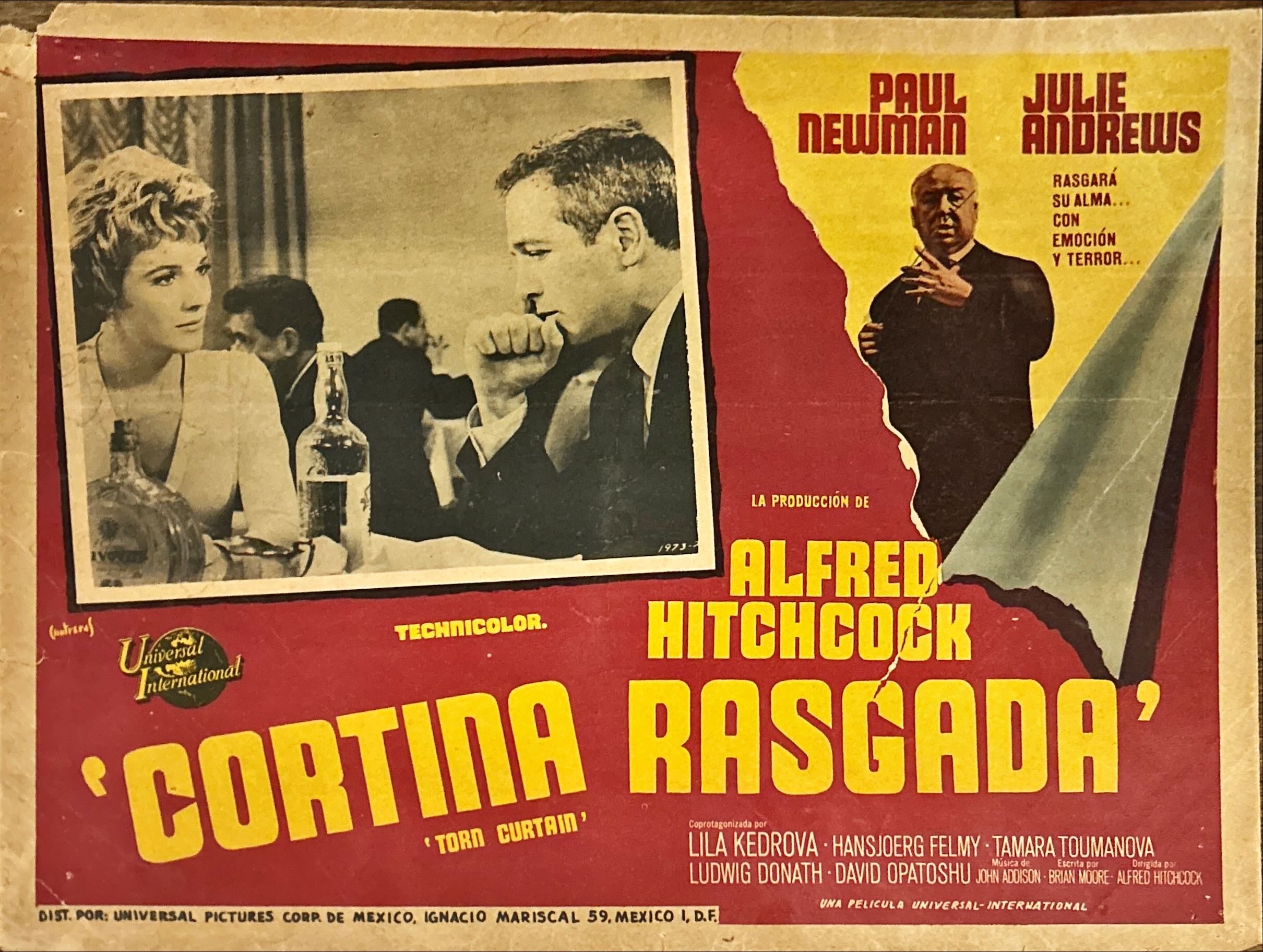 Torn Curtain (1967) 2x Original Lobby Cards - MX