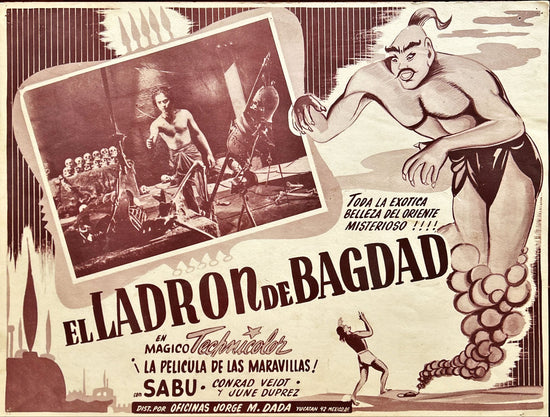 Thief of Baghdad (1940) 2x Lobby Cards - MX