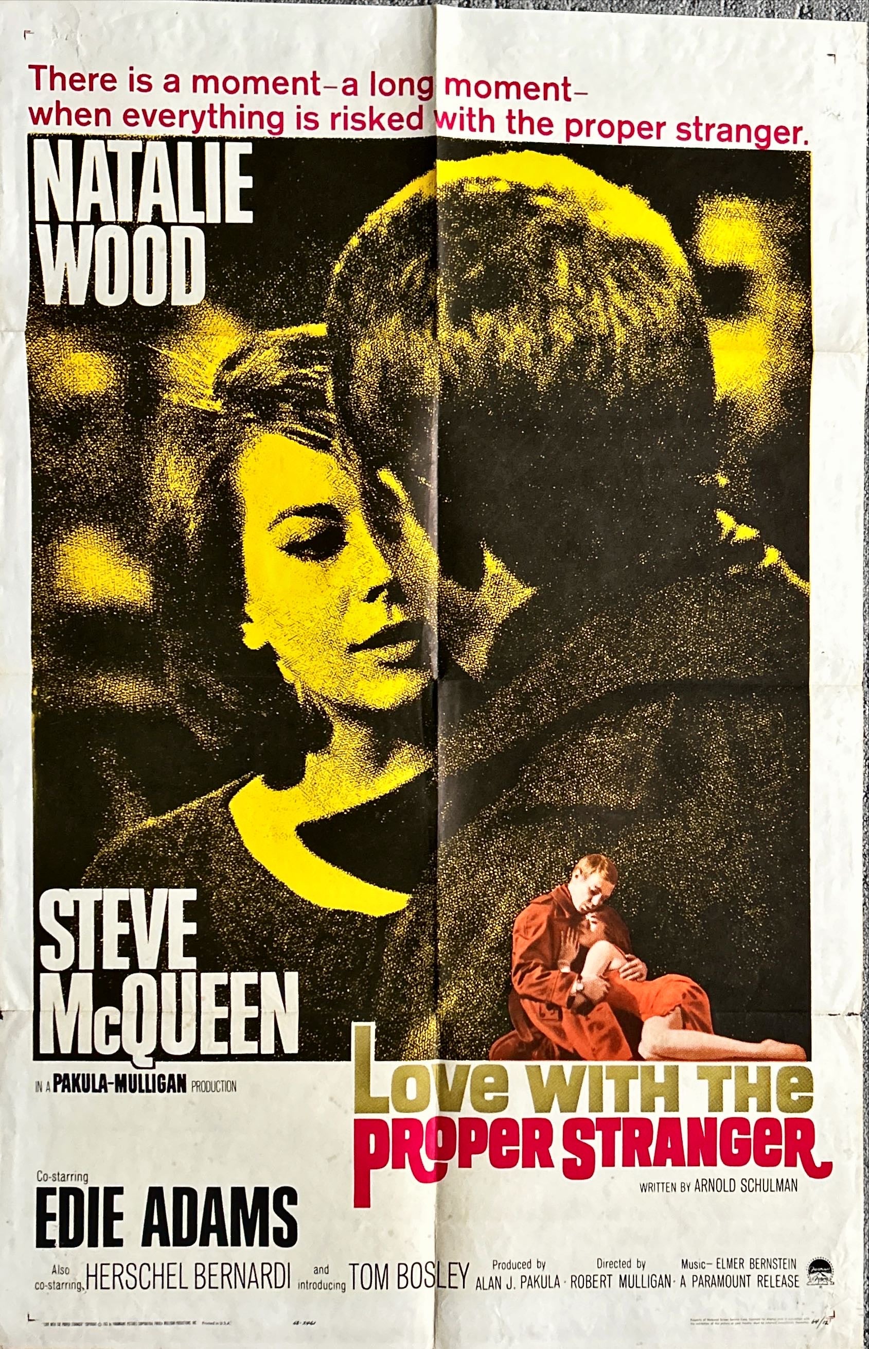 Love with the Proper Stranger (1964) One Sheet Movie Poster